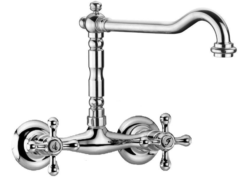 *KLASSIK 2-Gr. Obertischarmatur 1/2"AG, S-Anschl."RK" u.Ros., chrom *ACHTUNG! Beigepackte Montagehinweise beachten!