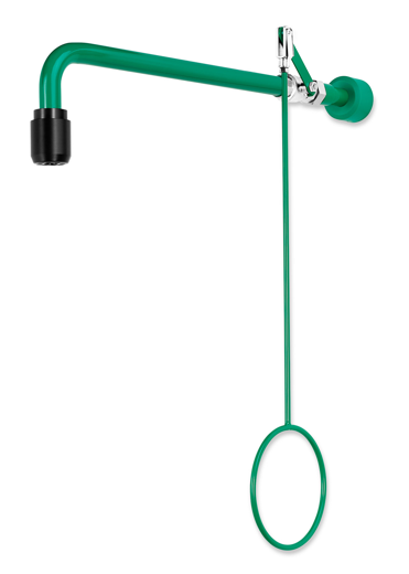 *Körper Notdusche, UP-Wandmontage 3/4"AG, mit Betätigung, Farbe grün *eine Warenrückgabe ist nicht möglich, Beipackinfos beachten!