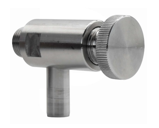 Probenahmehahn 3/8"AG, EDELSTAHL AISI 304 