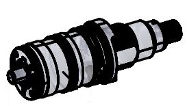 Steinberg Thermostatkartusche zu 100, 250 2721 "Vernet", zu 100/120 4300, 4310, 4320, 4330, 4340 099 9063