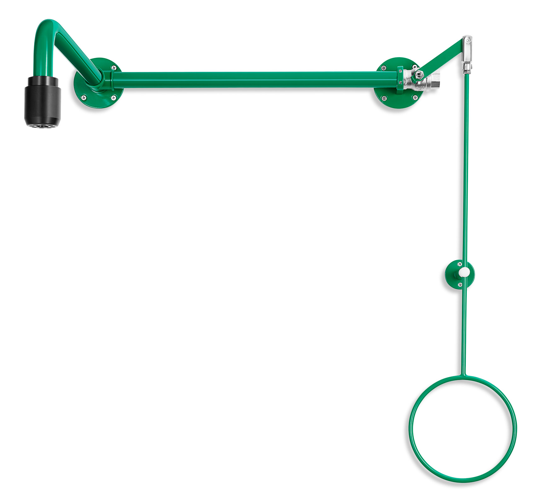 *Körper Notdusche, AP-Übertürmont. 3/4"IG, mit Betätigung, Farbe grün *eine Warenrückgabe ist nicht möglich, Beipackinfos beachten!