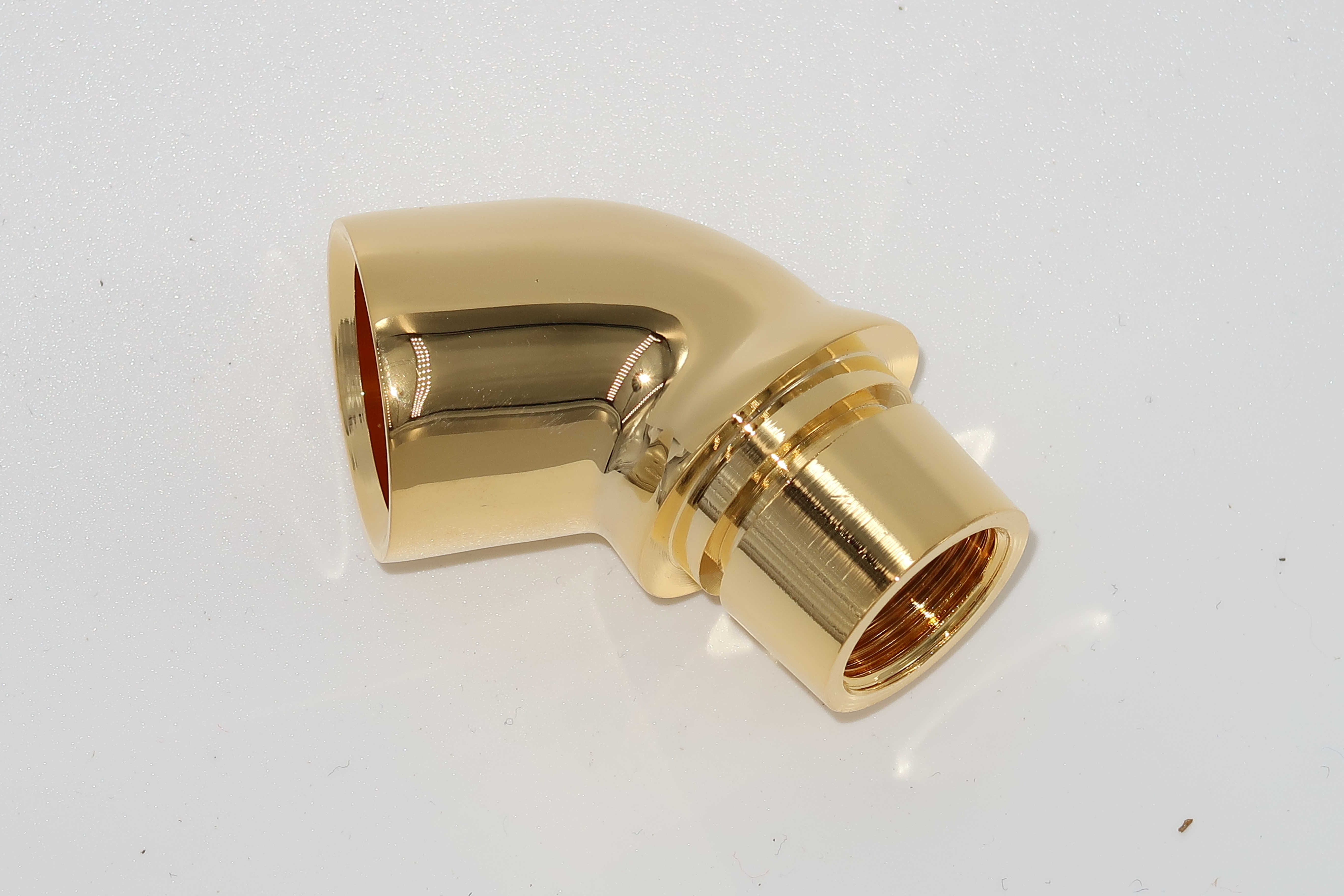 *Handbrause Winkelstück 1/2"IG x M15x1"IG, Messing gold *ACHTUNG beigepackte Pflegehinweise beachten