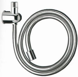Schwallschlauch-Set chrom 1/2"IG, L=200cm 