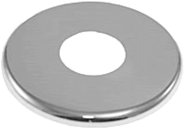 Hahnrosette verchromt 1/2", d=61mm, H=5mm 