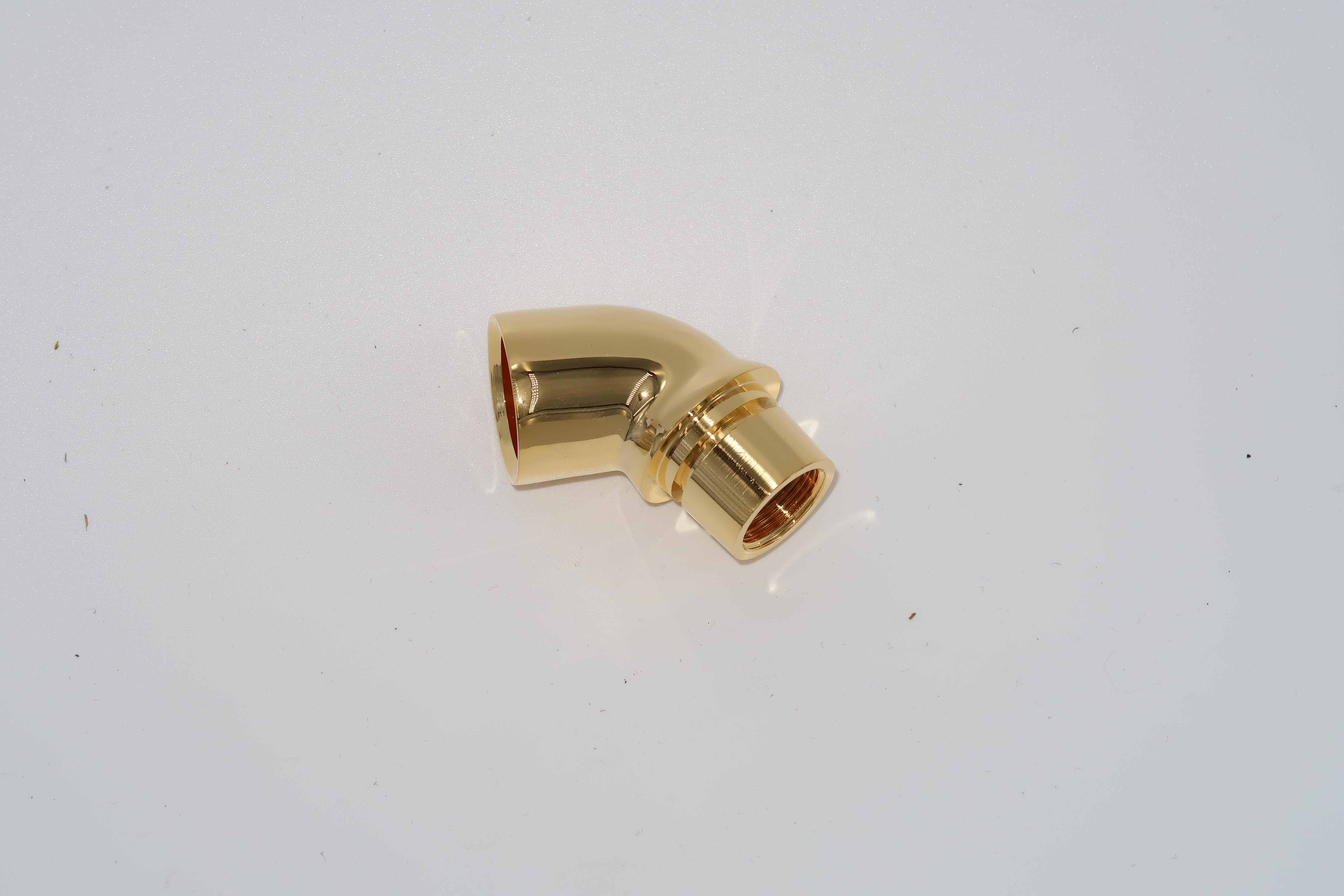 *Handbrause Winkelstück 1/2"IG x M15x1"IG, Messing gold *ACHTUNG beigepackte Pflegehinweise beachten